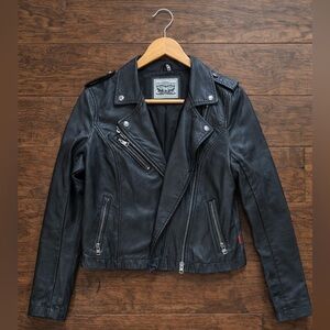 Women’s Levi's Black Leather Jacket